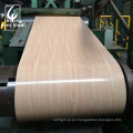 0,35 mm PPGI Wood 3D 3D bobina de acero con recubrimiento de color galvanizado preferido